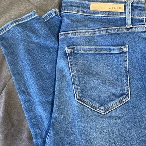 Cello High Rise Dark Wash Skinny Jean